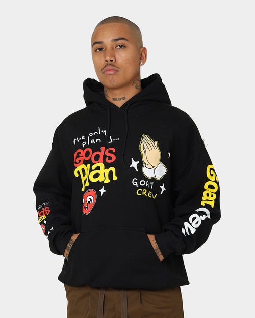 Goat Crew Godsplan Hoodie Black