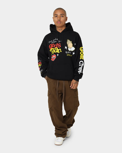 Goat Crew Godsplan Hoodie Black