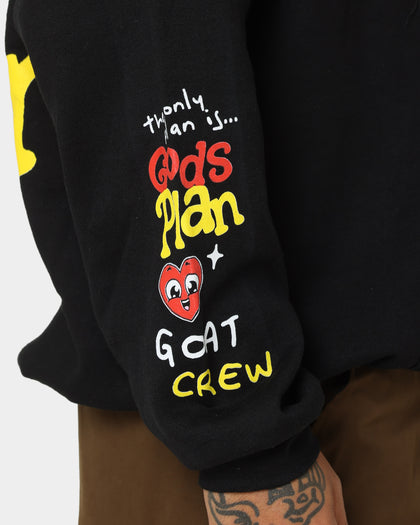 Goat Crew Godsplan Hoodie Black