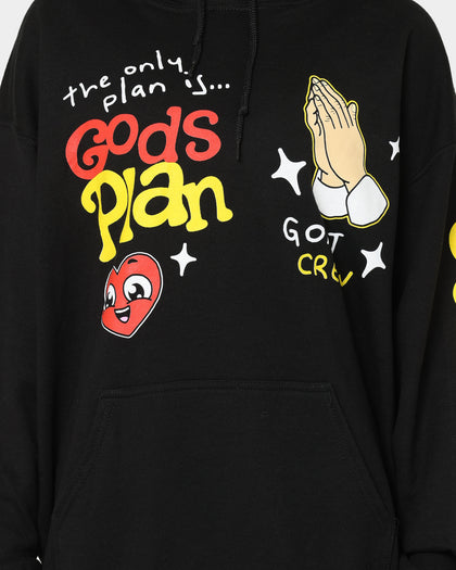 Goat Crew Godsplan Hoodie Black