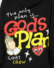 Goat Crew Godsplan Hoodie Black