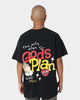 Goat Crew Godsplan T-Shirt Washed Black