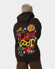 Goat Crew Life Is Good Hoodie Brown