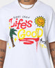 Goat Crew Life Is Good T-Shirt White