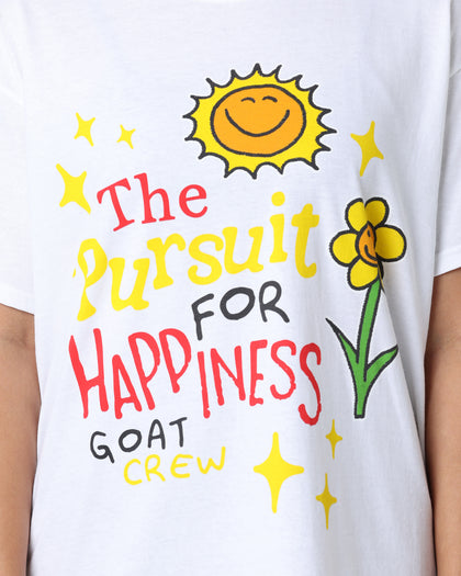 Goat Crew Pursuit 4 Happiness T-Shirt White