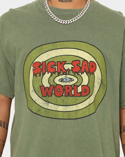 American Thrift X Daria Sick Sad World T-Shirt Military