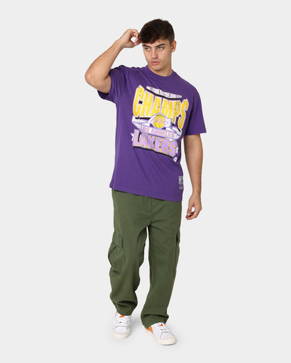 Mitchell & Ness Los Angeles Lakers Vintage Champs T-Shirt Faded Purple