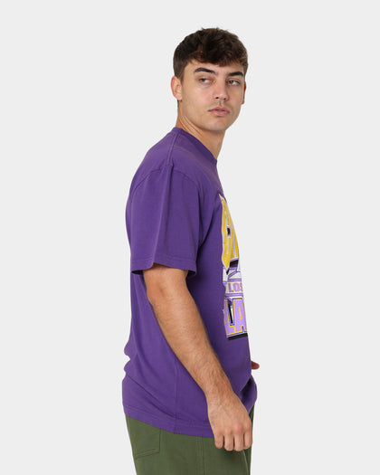 Mitchell & Ness Los Angeles Lakers Vintage Champs T-Shirt Faded Purple