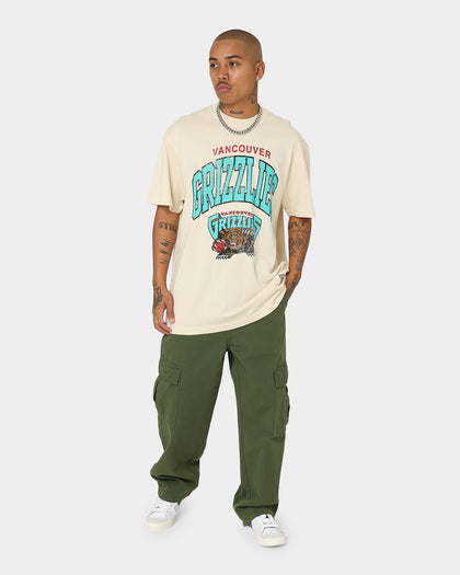 Mitchell & Ness Vancouver Grizzlies XL Arch Vintage T-Shirt Sand
