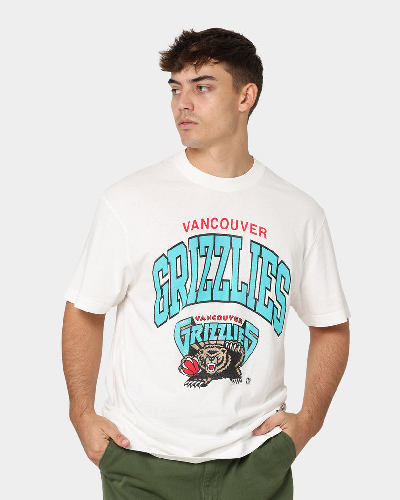 Men's Mitchell & Ness White Vancouver Grizzlies A Good Trip T-Shirt