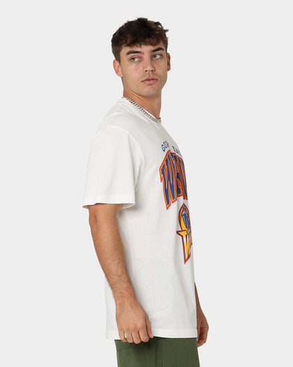 Mitchell & Ness Golden State Warriors XL Arch Vintage T-Shirt Vintage White