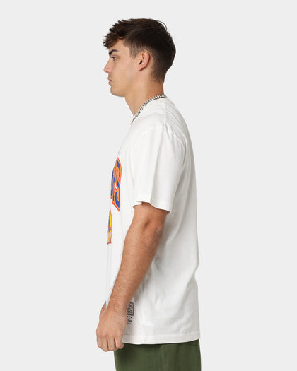 Mitchell & Ness Golden State Warriors XL Arch Vintage T-Shirt Vintage White