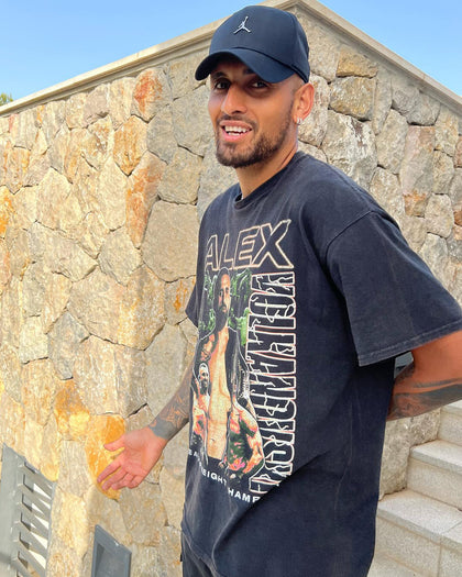 Goat Crew Goat Crew X Engage Alex Volkanovski Vintage T-Shirt Black Wash