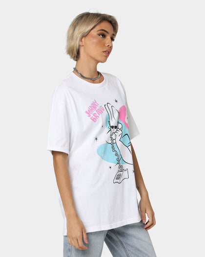 American Thrift X Johnny Bravo Dial-A-Hunk T-Shirt White