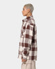 Karl Kani Chest Signature Flannel Shirt Cream