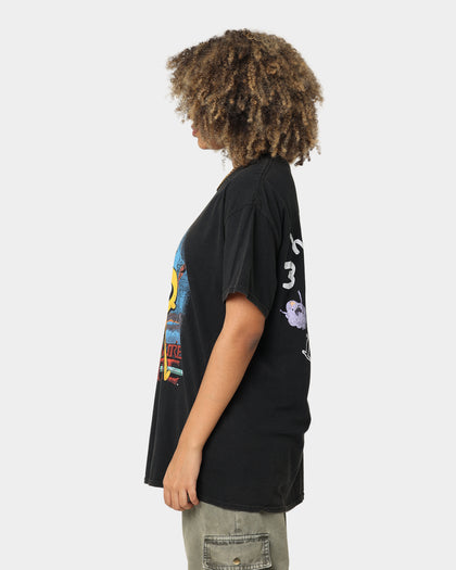 American Thrift X Adventure Time What Time Is It Vintage T-Shirt Black Wash