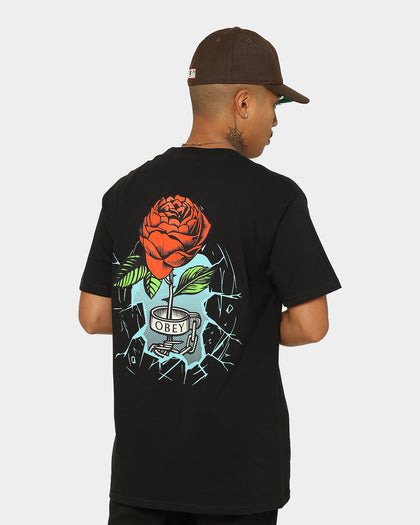 OBEY Break Down The Walls T-Shirt Black