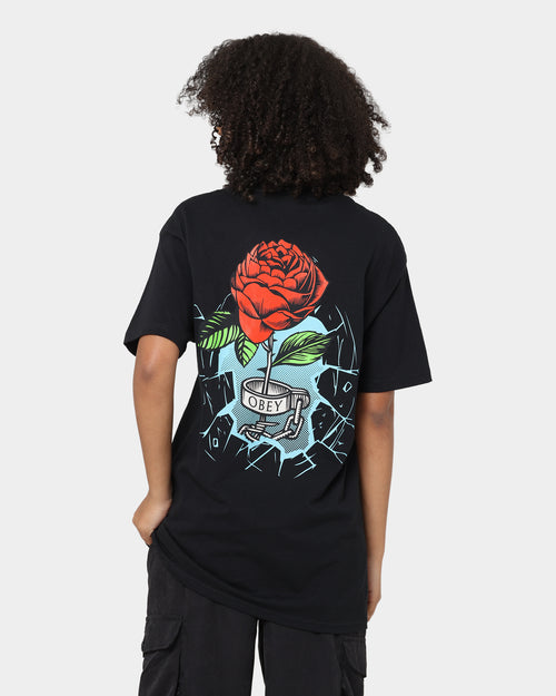 OBEY Break Down The Walls T-Shirt Black