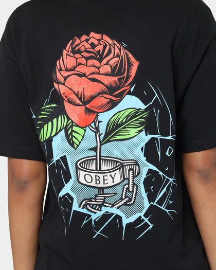 OBEY Break Down The Walls T-Shirt Black