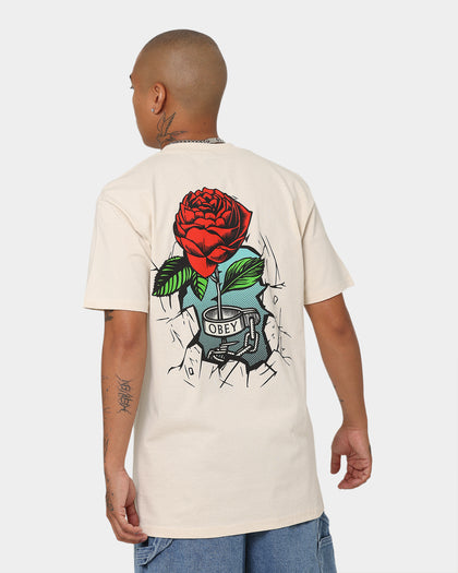 OBEY Break Down The Walls T-Shirt Cream