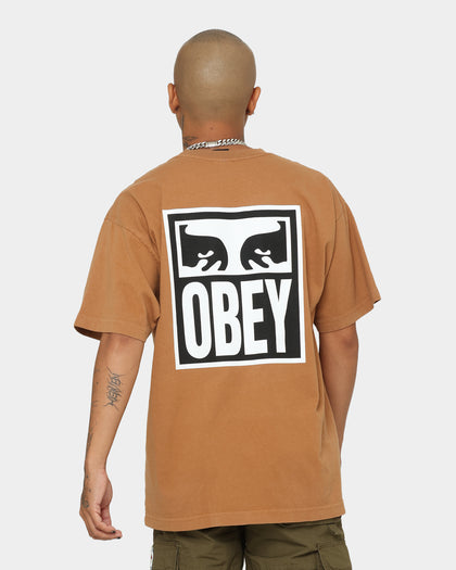 OBEY Eyes Icon 2 T-Shirt Brown Sugar