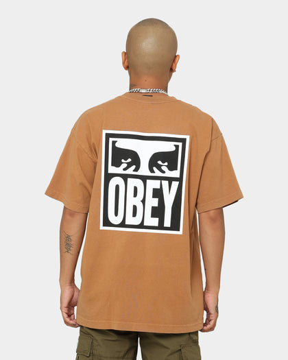 OBEY Eyes Icon 2 T-Shirt Brown Sugar