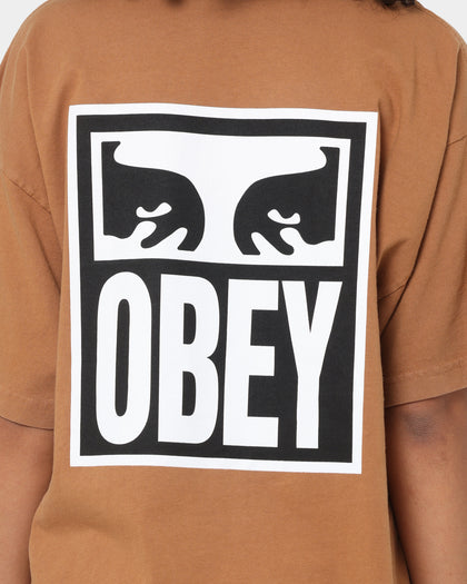 OBEY Eyes Icon 2 T-Shirt Brown Sugar