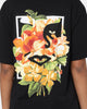 OBEY Floral Icon Face T-Shirt Black