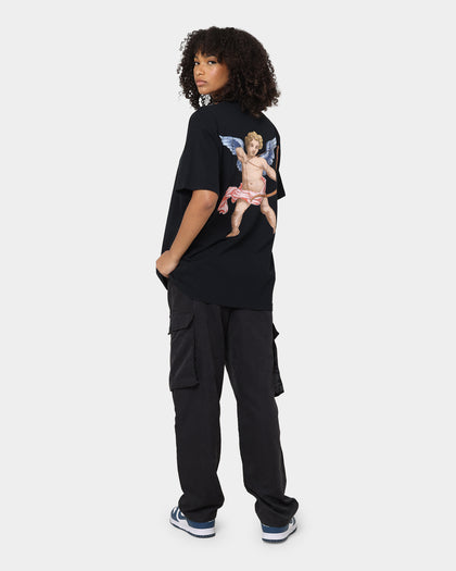 OBEY Watch Out T-Shirt Off Black