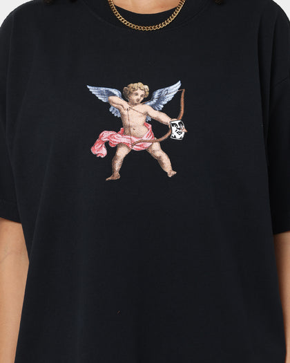 OBEY Watch Out T-Shirt Off Black