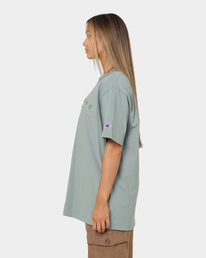 Champion Women's Heritage 2K Oversized T-Shirt Sage Shimmer Green