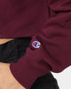 Champion Women's Reverse Weave Tonal Crop Hoodie Dark Berry Purple