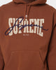 Supreme Embroidered Chenille Hoodie Brown