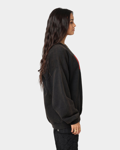 The Batman Catwoman Vintage Crewneck Black