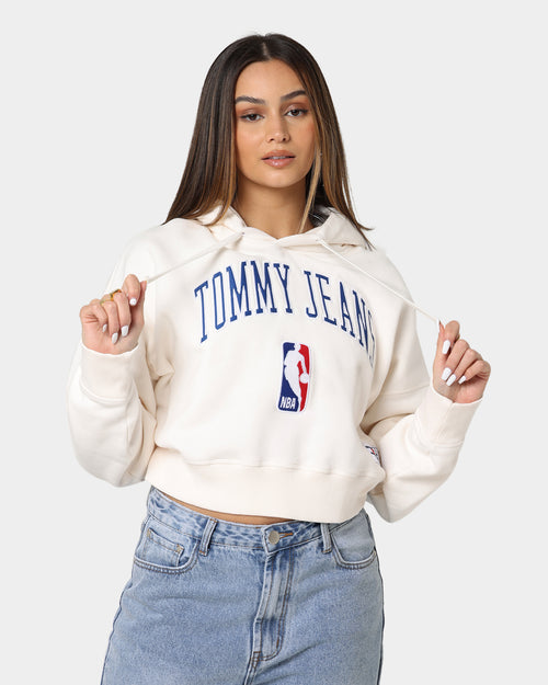 Tommy Jeans Women's Tommy Jeans X NBA W2 Hoodie Ancient White