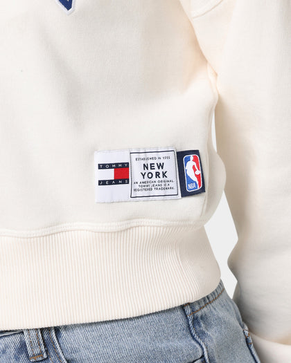 Tommy Jeans Women's Tommy Jeans X NBA W2 Hoodie Ancient White