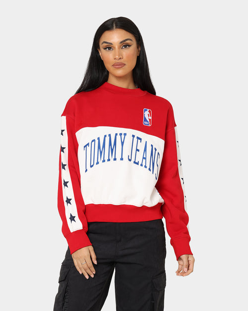 Tommy Jeans Women's Tommy Jeans X NBA W3 Crewneck Rustic Red