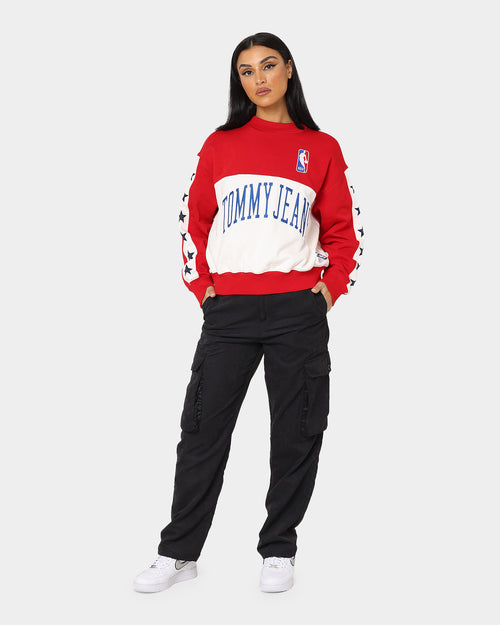 Tommy Jeans Women's Tommy Jeans X NBA W3 Crewneck Rustic Red