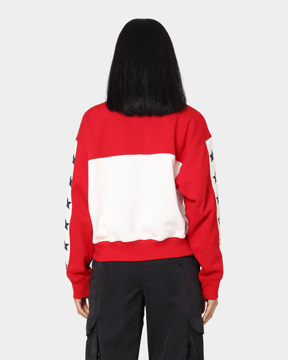 Tommy Jeans Women's Tommy Jeans X NBA W3 Crewneck Rustic Red