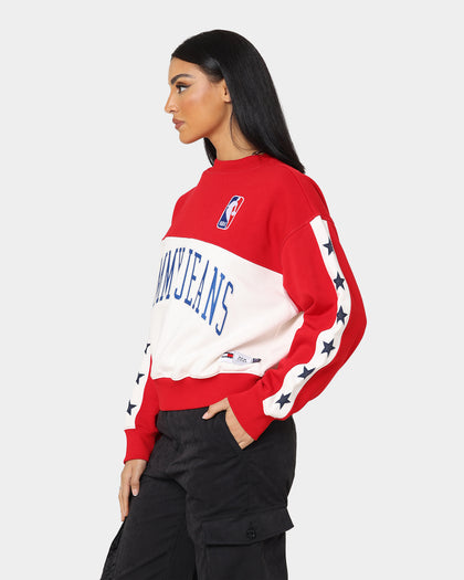 Tommy Jeans Women's Tommy Jeans X NBA W3 Crewneck Rustic Red