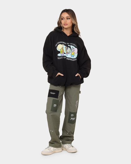 American Thrift X Ed, Edd n Eddy Jawbreaker Vintage Hoodie Black Wash