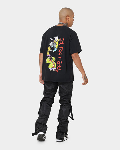 American Thrift X Ed, Edd n Eddy Whacked Vintage T-Shirt Black Wash