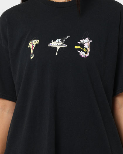 American Thrift X Ed, Edd n Eddy Whacked Vintage T-Shirt Black Wash