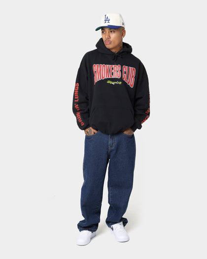 Smokers Club Smokers Club X Culture Kings Vintage Hoodie Black