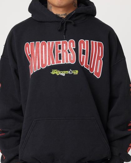 Smokers Club Smokers Club X Culture Kings Vintage Hoodie Black