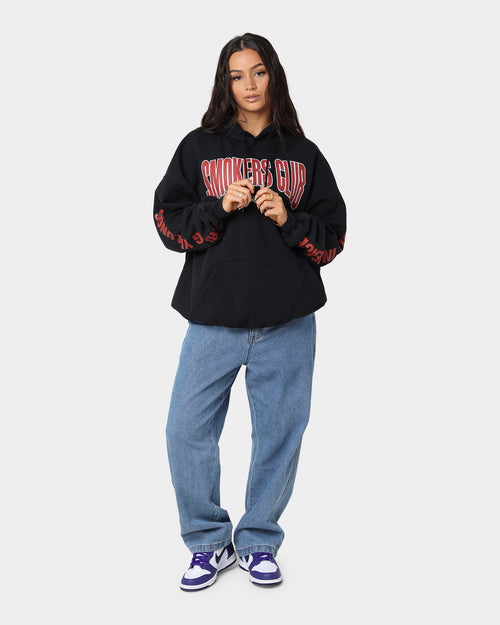 Smokers Club Smokers Club X Culture Kings Vintage Hoodie Black