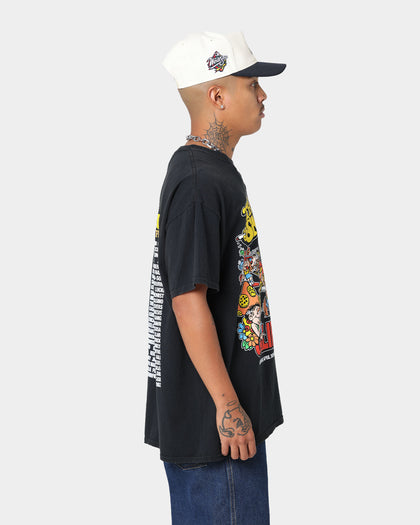 Smokers Club Smokers Club X Culture Kings Line Up Vintage T-Shirt Black Wash