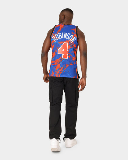 Mitchell & Ness New York Knicks Nate Robinson #4 '05-'06 Marble Swingman Jersey Blue