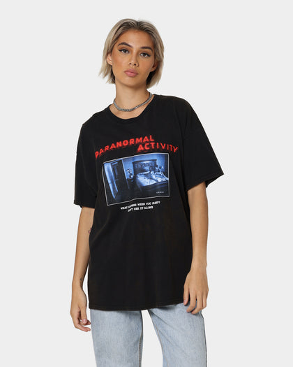 American Thrift X Paranormal Activity Paranormal Activity Vintage T-Shirt Black Wash