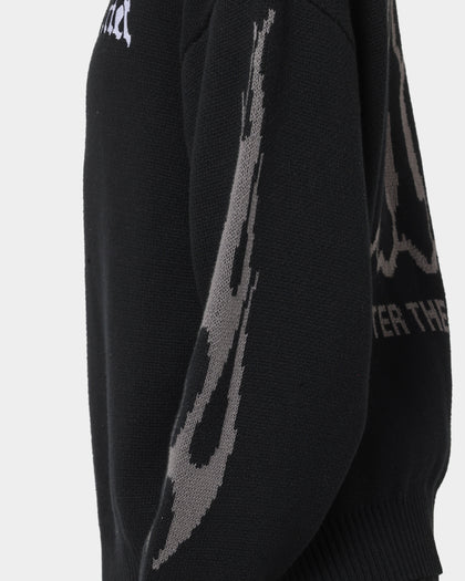 Loiter Void Knit Sweater Black